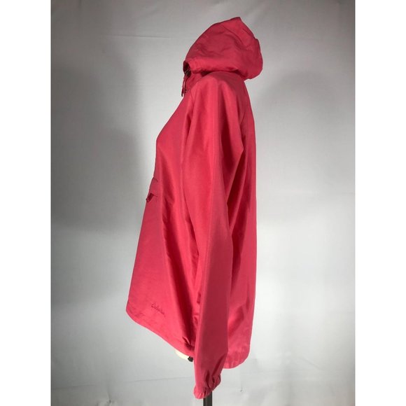 Cabela's Women's Size Medium Pink Half Zip Long Sleeve Nylon Jacket Lightweight - Picture 4 of 9